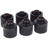 Alphacool Alphacool HF 16/10 screw nozzle G1/4 - D verbinding Zwart