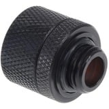 Alphacool HF 16/10 aansluitstuk G1/4 - Deep Black verbinding Zwart, 6 stuks