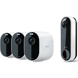 Essential Spotlight Camera (3 stuks) + Wire-Free Video Doorbell