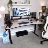 Arozzi Arena Desk Riser Small - Black bevestiging Zwart
