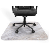 Arozzi ZONA Quattro Floor Pad - White Marble beschermingsmat Wit/grijs