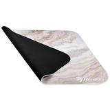 Arozzi ZONA Quattro Floor Pad - White Marble beschermingsmat Wit/grijs