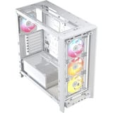 Corsair FRAME 4000D LCD RS ARGB Premium midi tower behuizing Wit | 3x USB-C | RGB | Tempered Glass