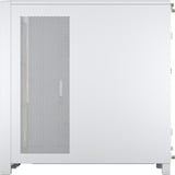 Corsair FRAME 4000D LCD RS ARGB Premium midi tower behuizing Wit | 3x USB-C | RGB | Tempered Glass