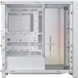 Corsair FRAME 4000D LCD RS ARGB midi tower behuizing Wit | 3x USB-C | RGB | Tempered Glass
