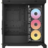 Corsair FRAME 4500X RS-R ARGB + NAUTILUS 360 RS ARGB midi tower behuizing Zwart | 2x USB-A | 1x USB-C | Tempered Glass