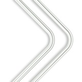 EKWB EK-Loop MetalTube 16mm 0.8m Preb 90°SaTi buis Zilver