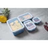 Emsa Clip & Close Color 0,8L doos Blauw/transparant, rechthoekig, met deksel
