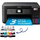 Epson EcoTank ET-2850 A4 multifunctionele Wi-Fi-printer met inkttank all-in-one inkjetprinter Zwart, Scannen, Kopiëren, Wi-Fi, inclusief tot 3 jaar inkt