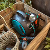GARDENA Draagbare slangenbox Move slanghaspel Grijs/turquoise, 18692-20