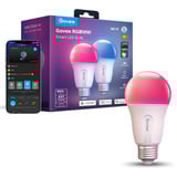 Govee RGBWW Smart LED Bulb E27 (800lm) (2-pack) ledlamp 2 stuks, Bluetooth, WiFi 2.4GHz