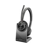 HP Poly Voyager 4320 USB-C Headset on-ear  Zwart, Incl. BT700 dongle + oplaadstatief