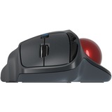 KeySonic KSM-6101RF-EGT business trackball Zwart/rood, 600 - 1000 DPI