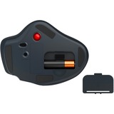 KeySonic KSM-6101RF-EGT business trackball Zwart/rood, 600 - 1000 DPI