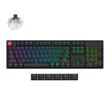 Keychron K10X-C3, toetsenbord Zwart, US lay-out, Keychron Super Brown, RGB, Cherry Double-shot PBT Keycaps, Bluetooth / USB-C