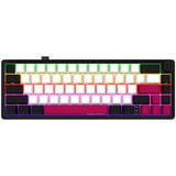 LORGAR KBP70MW RGB mechanisch gaming toetsenbord Zwart, US lay-out (QWERTY), LOGAR Toxic Purple, 65%, RGB, Hot-swappable, PBT Double-shot, Bluetooth | 2.4GHz | USB