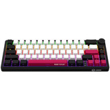 LORGAR KBP70MW RGB mechanisch gaming toetsenbord Zwart, US lay-out (QWERTY), LOGAR Toxic Purple, 65%, RGB, Hot-swappable, PBT Double-shot, Bluetooth | 2.4GHz | USB