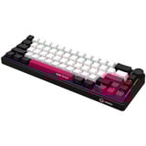 LORGAR KBP70MW, gaming toetsenbord Zwart, US lay-out, 65%, RGB, Hot-swappable, PBT Double-shot, Bluetooth / 2.4GHz / USB