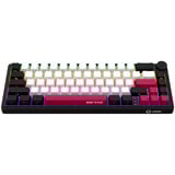 LORGAR KBP70MW, gaming toetsenbord Zwart, US lay-out, 65%, RGB, Hot-swappable, PBT Double-shot, Bluetooth / 2.4GHz / USB