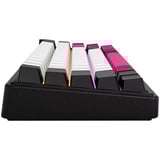 LORGAR KBP70MW, gaming toetsenbord Zwart, US lay-out, 65%, RGB, Hot-swappable, PBT Double-shot, Bluetooth / 2.4GHz / USB