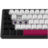 LORGAR KBP70MW, gaming toetsenbord Zwart, US lay-out, 65%, RGB, Hot-swappable, PBT Double-shot, Bluetooth / 2.4GHz / USB