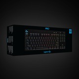 Logitech G PRO Mechanical Gaming Keyboard Zwart, US-International, GX Blue (Clicky), TKL
