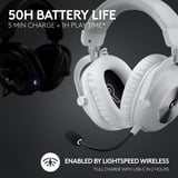 Logitech G PRO X 2 LIGHTSPEED Wireless over-ear gaming headset Wit, Pc, PlayStation 5, PlayStation 4, Nintendo Switch