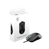 MSI FORGE GM320 gaming muis Zwart, 800 - 12.800 DPI, RGB
