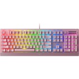 Razer BlackWidow V3 Quartz, gaming toetsenbord Roze, US lay-out, Razer Green, RGB leds, Doubleshot ABS