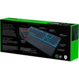 Razer Ornata V3 X Low Profile RGB gaming toetsenbord Zwart, US lay-out (QWERTY), Membraan, 100%