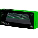 Razer Ornata V3 X Low Profile, gaming toetsenbord Zwart, US lay-out, Membraan, RGB leds, ABS