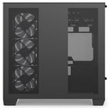 Sharkoon Steel Shark midi tower behuizing Zwart | 2x USB-A | 1x USB-C | RGB | Tempered Glass