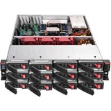 SilverStone SST-RM22-312 externe behuizing Zwart, 2U, 12 bays