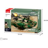 Sluban Army - ZBD-04AS Infantry Fighting Vehicle Constructiespeelgoed Schaal 1:44