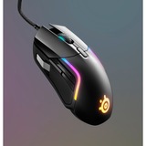 SteelSeries Rival 5 gaming muis Zwart, RGB leds