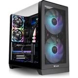 Thermaltake  midi tower behuizing Zwart | 2x USB-A | 1x USB-C | Window