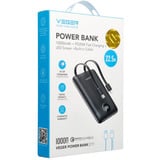 VEGER C11C powerbank 10.000mAh Zwart