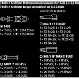 Wera 7440/41 Kraftform momentschroevendraaier-set 0,3-3,0 Nm Zwart/groen, 26‑delig