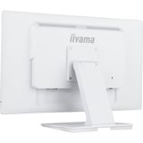 iiyama ProLite T2452MSC-W1AG 24" touchscreen monitor Wit, 100 Hz, Touch, HDMI, DisplayPort, USB, Audio