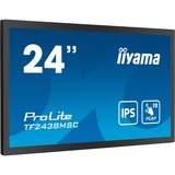 iiyama ProLite TF2438MSC-B1 23.8" touchscreen monitor Zwart, Touch, HDMI, DisplayPort, Audio