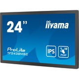 iiyama ProLite TF2438MSC-B1 23.8" touchscreen monitor Zwart, Touch, HDMI, DisplayPort, Audio