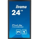 iiyama ProLite TF2438MSC-B1 23.8" touchscreen monitor Zwart, Touch, HDMI, DisplayPort, Audio