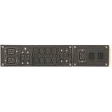 APC Service Bypass Panel 230V 32A BBM Zwart, 8x C13 en 2x C19 uitgangen, SBP5000RMI2U