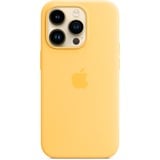 Apple Siliconenhoesje met MagSafe voor iPhone 14 Pro - Zonnegloed telefoonhoesje Geel