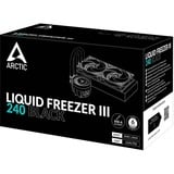 Arctic Liquid Freezer III 240 waterkoeling Zwart, 4-pins PWM