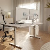 Arozzi Alzare Neo Duo - Gas Spring Monitor Arm - White monitorarm Wit