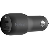 Belkin Boost Charge 32w USB-C PD + USB-A autolader Zwart