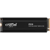 Crucial P310 Heatsink 2 TB SSD CT2000P310SSD5, PCIe 4.0 x4, NVMe, M.2 2280