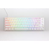 Ducky One 3 Classic Pure White SF, toetsenbord Wit, US lay-out, Cherry MX Red, RGB led, Double-shot PBT, Hot-swappable, QUACK Mechanics, 65%