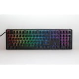 Ducky One 3 Classic RGB mechanisch toetsenbord Zwart, US lay-out (QWERTY), Cherry MX Silent Red, 100%, RGB led, Double-shot PBT, Hot-swappable, QUACK Mechanics